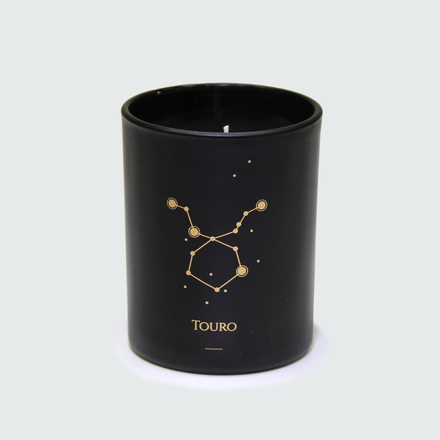 Vela Zodíaco Lavanda Touro