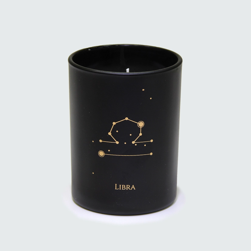 Vela Zodíaco Lavanda Libra