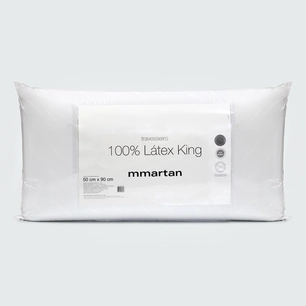 Travesseiro Látex Natural Suporte Firme Seringueira