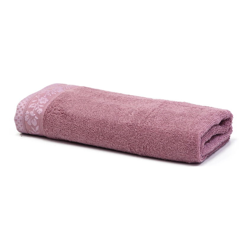 Toalha Fio Penteado 100% Algodão Lavanda