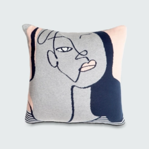 Capa de Almofada Jacquard One For All Lines 45cm x 45cm