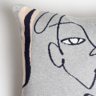 Capa de Almofada Jacquard One For All Lines 45cm x 45cm