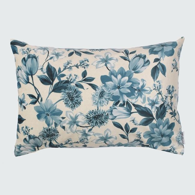 Capa de Almofada Aveludada Malu Floral 30cm x 45cm