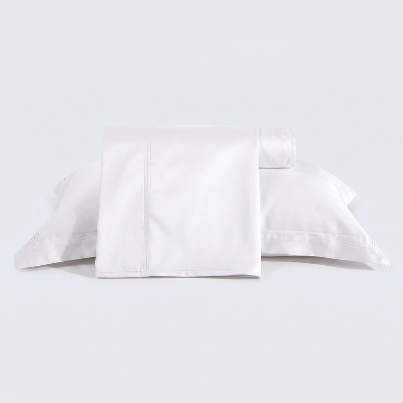 Jogo de Lençol Cetim 300 Fios 100% Algodão Genova