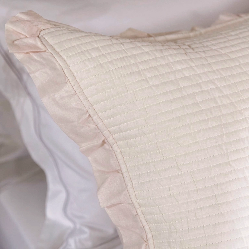 Kit Colcha Matelassê com Babados Olivia