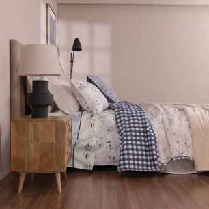 Kit Colcha Percal Matelassê Navy