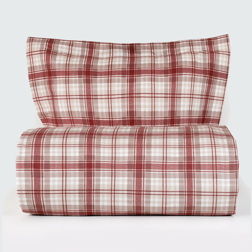 Kit Capa de Edredom Shiny Madras