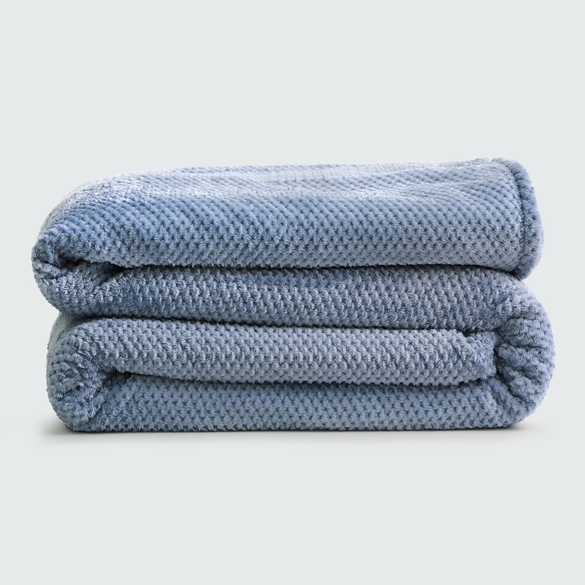 Manta Flannel Efeito Favo One for All
