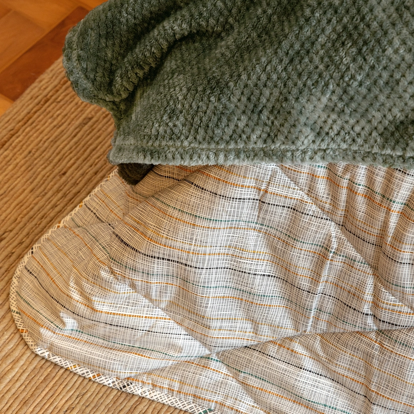 Manta Flannel Efeito Favo One for All