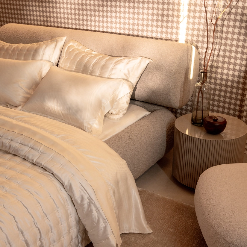 Kit Colcha de Cetim 100% Seda Luxury