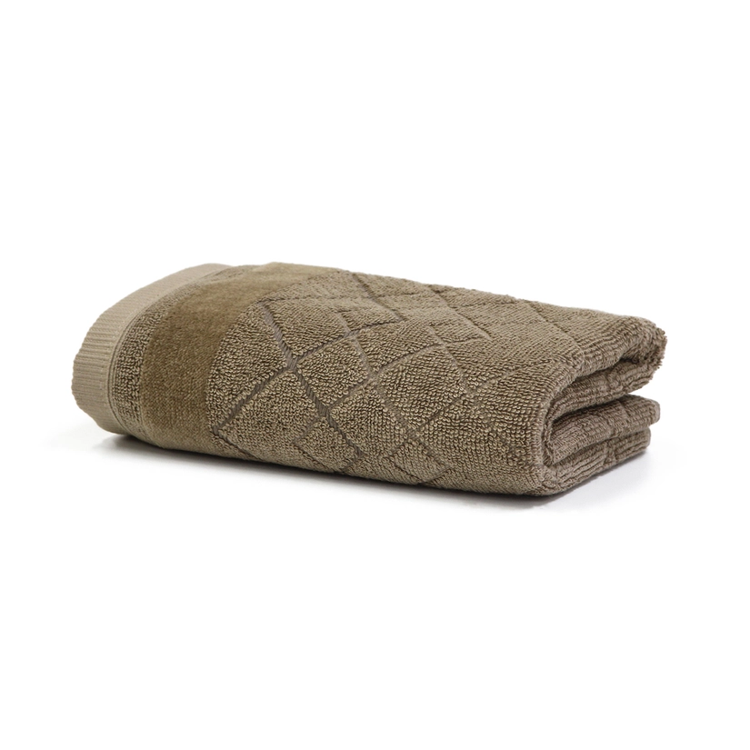 Toalha Fio Penteado Jacquard Tangram