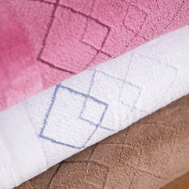 Toalha Fio Penteado Jacquard Tangram