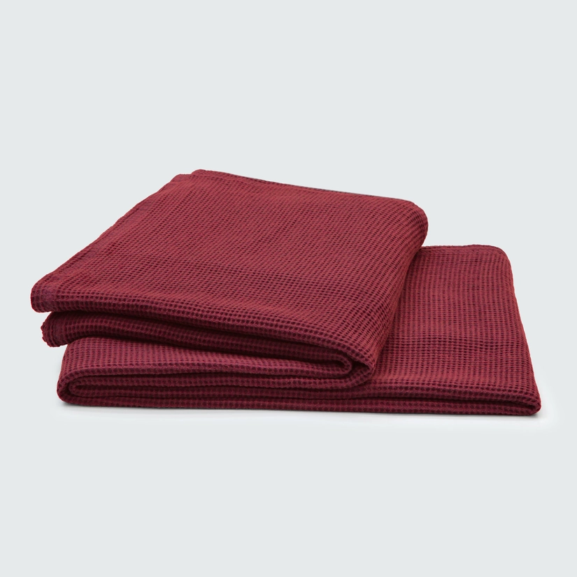 Manta  Piquet Jacquard Favo