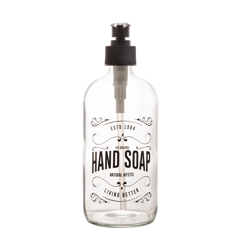 Porta-Sabonete Líquido em Vidro Hand Soap