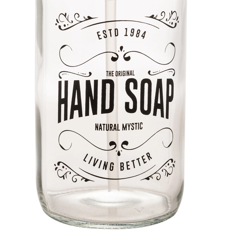 Porta-Sabonete Líquido em Vidro Hand Soap