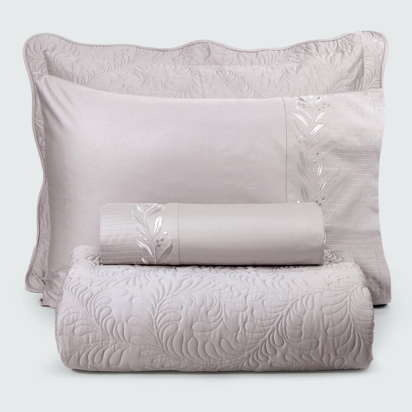 Kit Cama Bordado Essenza 7 peças