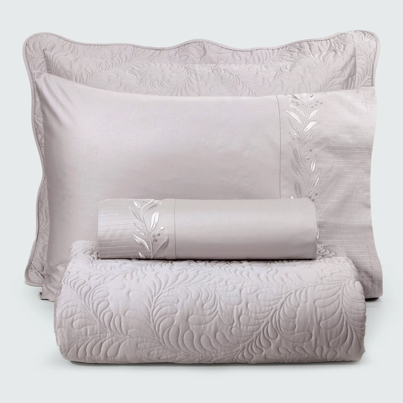 Kit Cama Bordado Essenza 7 peças