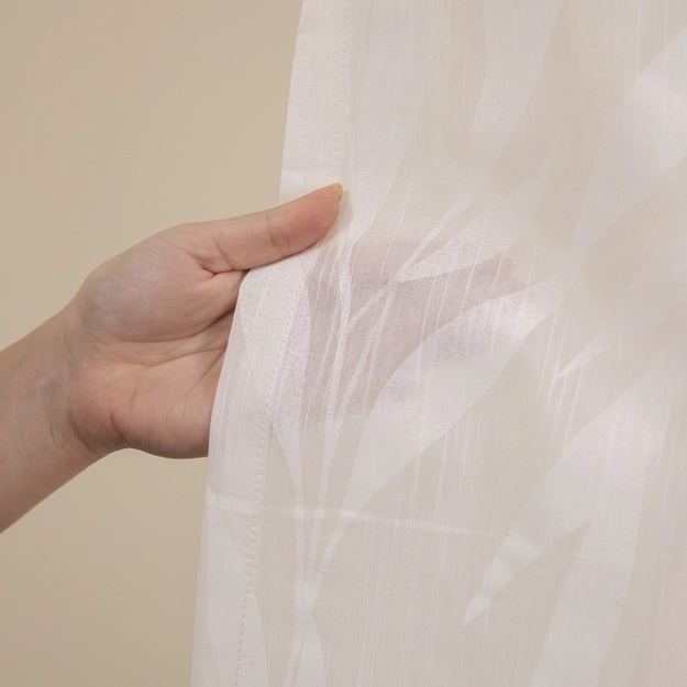Cortina Longa Estampada Efeito Rajado Cusco