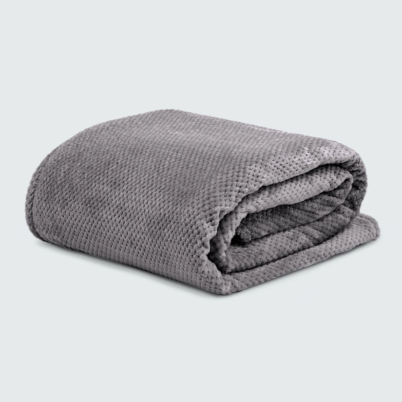 Manta Flannel Efeito Favo One for All