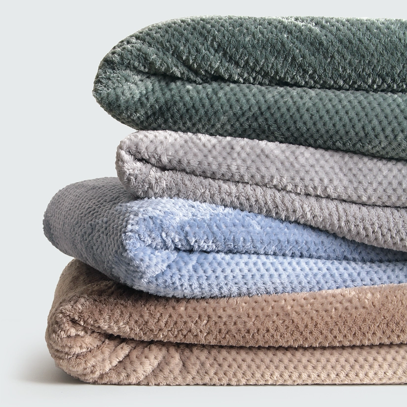 Manta Flannel Efeito Favo One for All