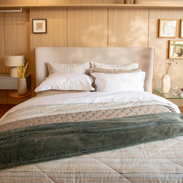 Manta Flannel Efeito Favo One for All