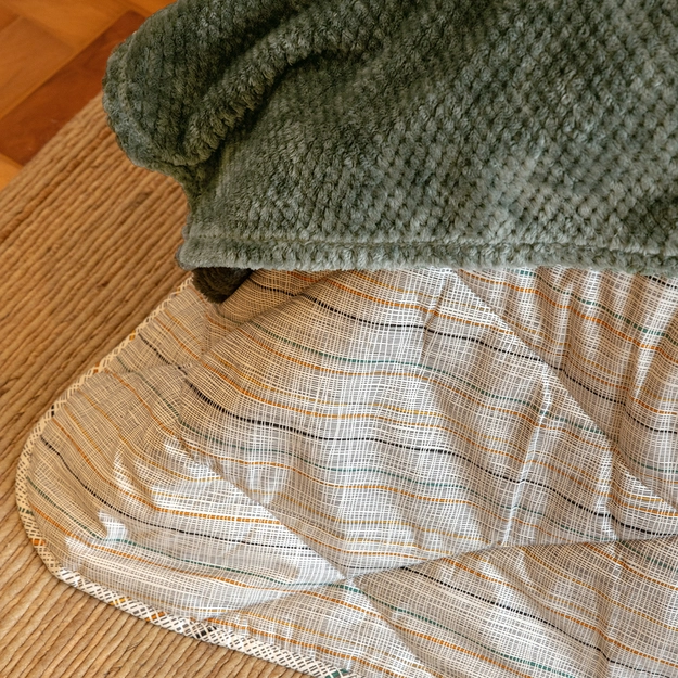 Manta Flannel Efeito Favo One for All