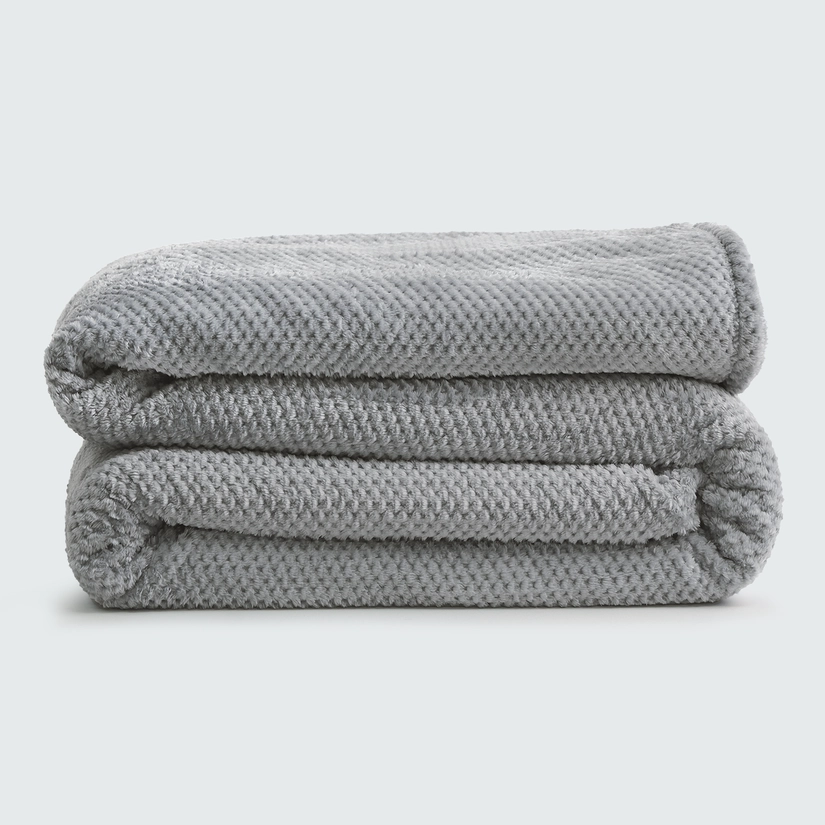 Manta Flannel Efeito Favo One for All
