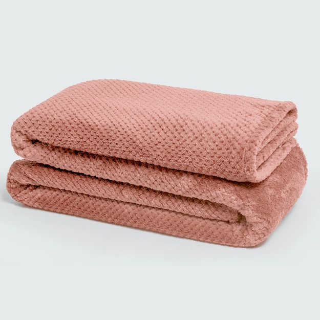 Manta Flannel Efeito Favo One for All