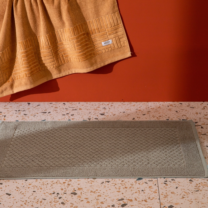 Toalha De Piso Jacquard 100% Algodão Basic