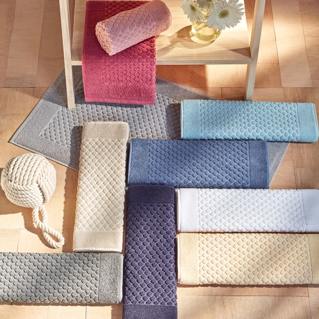 Toalha De Piso Jacquard 100% Algodão Basic