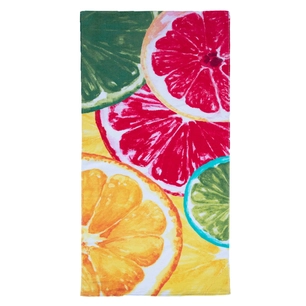 Toalha de Praia Veludo Unique Citric