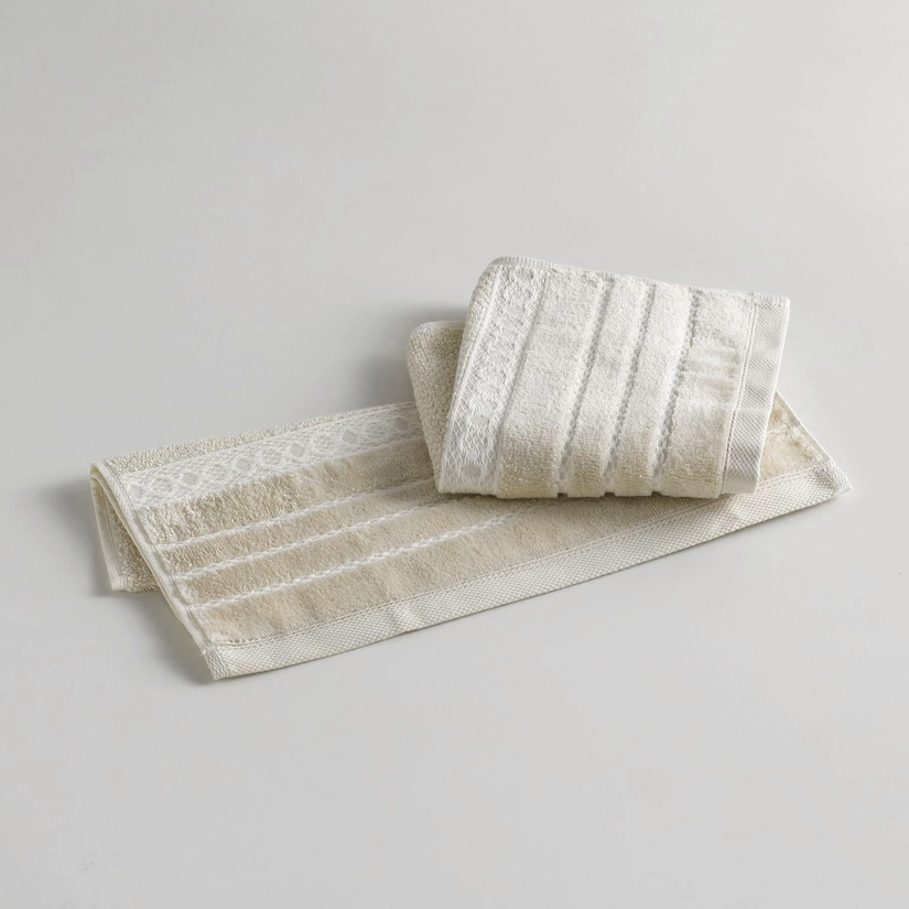 Jogo de Toalhas para Lavabo Jacquard One for All 2 Peças