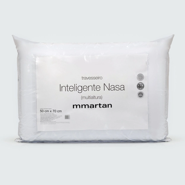 Travesseiro Fibra Sintética Macio Multialtura Nasa