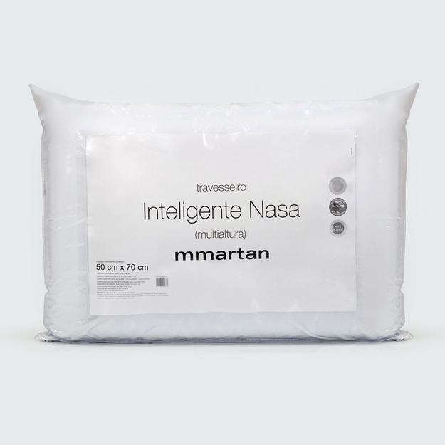 Travesseiro Fibra Sintética Macio Multialtura Nasa