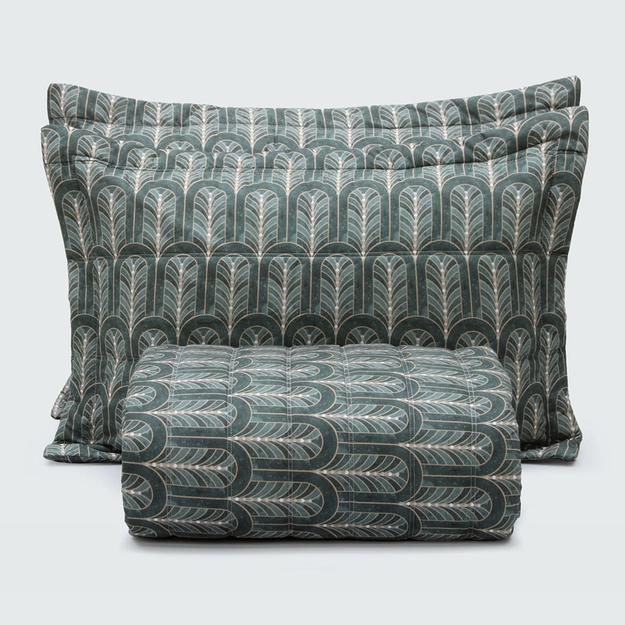 Kit Colcha Matelassê Jade