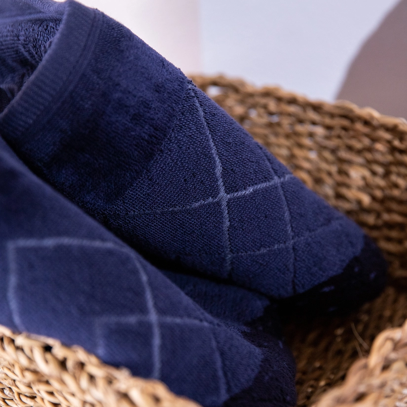 Toalha Fio Penteado Jacquard Tangram