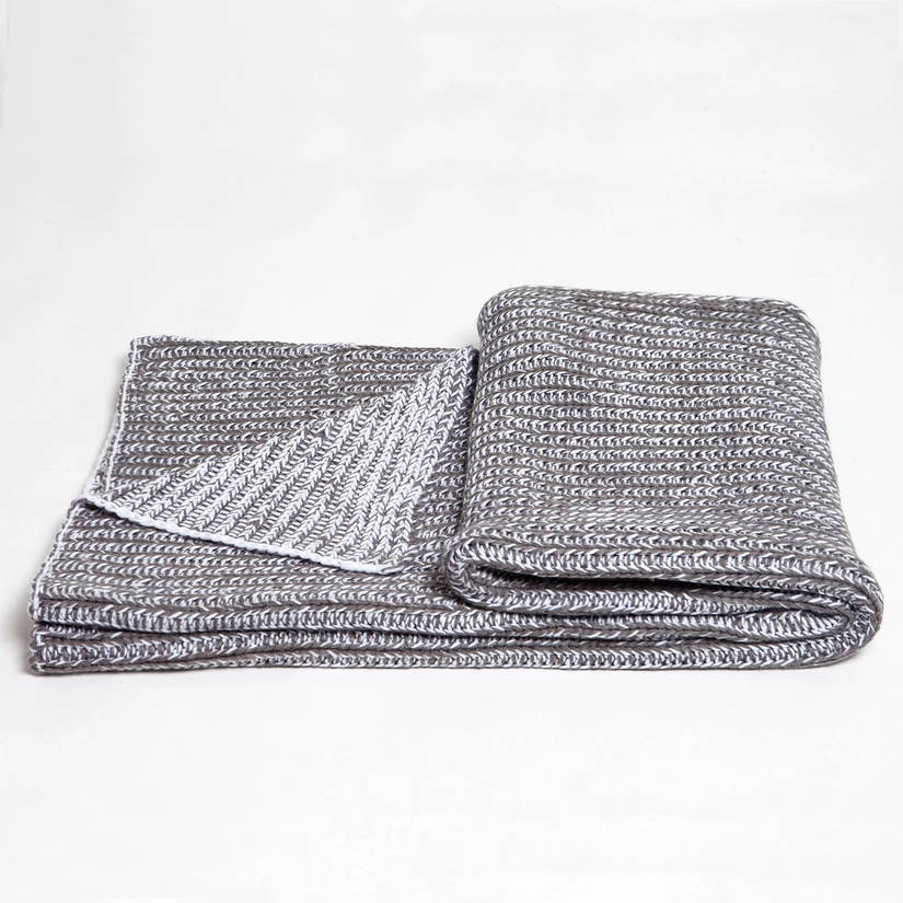 Manta Tricot Fio Tinto Comfort Oslo