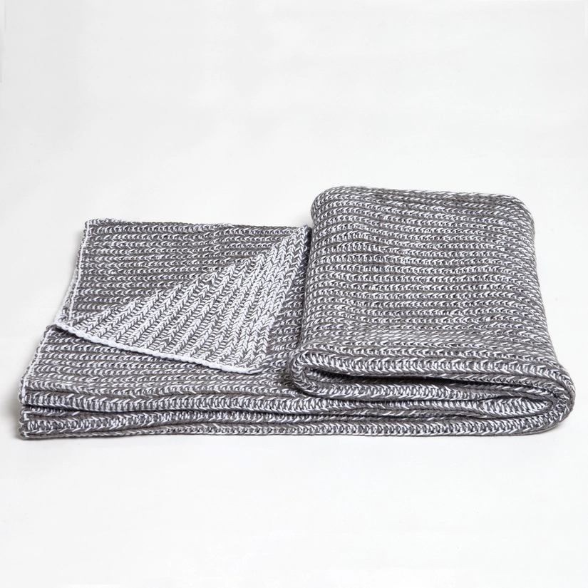 Manta Tricot Fio Tinto Comfort Oslo
