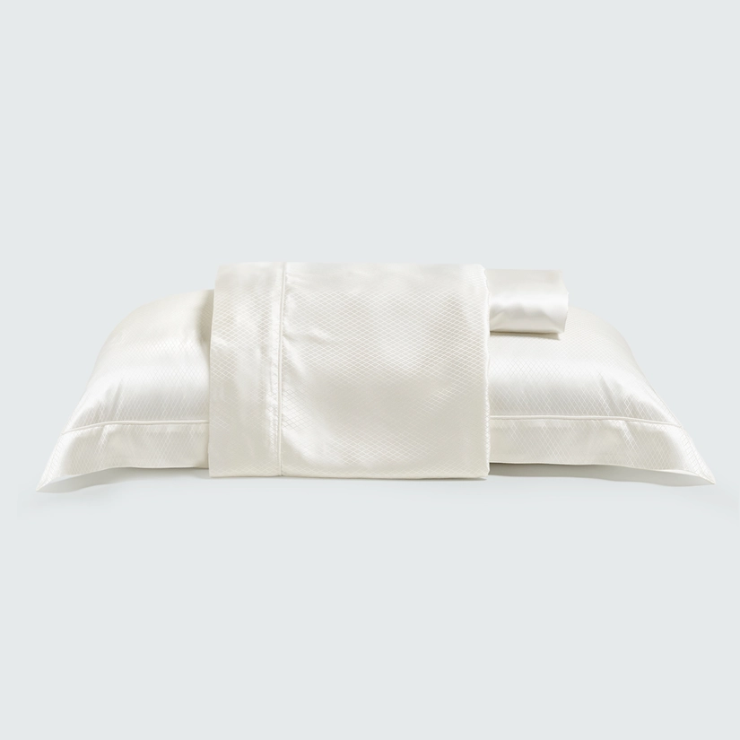 Jogo de Lençol Jacquard 100% Seda Luxury