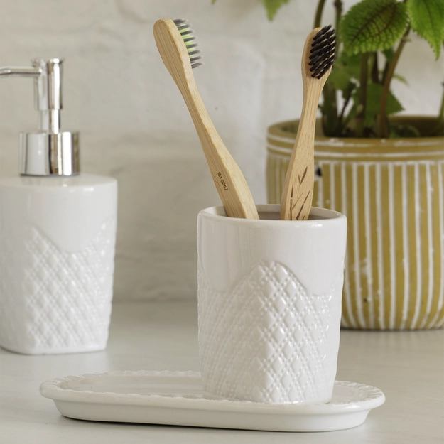 Kit Banheiro Cerâmica Itapuã 3 peças