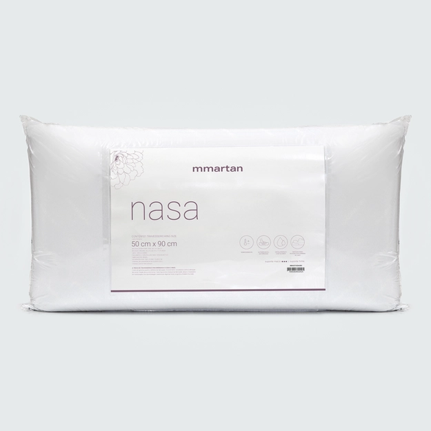 Travesseiro Fibra Sintética Suporte Firme Nasa