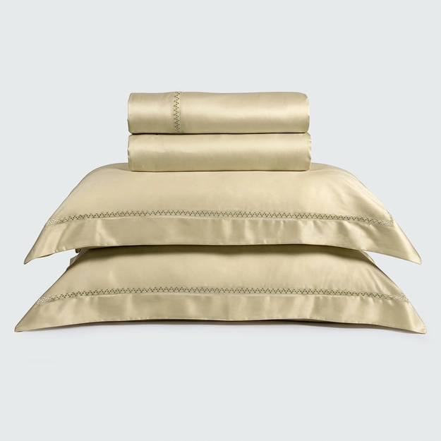 Jogo de Lençol Select 300 Fios em Cetim de Bambu